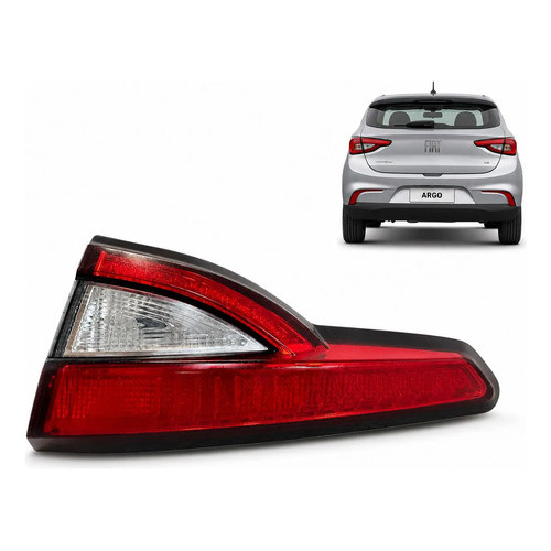 Lanterna Tampa Direita Fiat Argo 2017 Até 2021 Original Direito/passageiro Vermelha - Fiat - ARGO - 2017