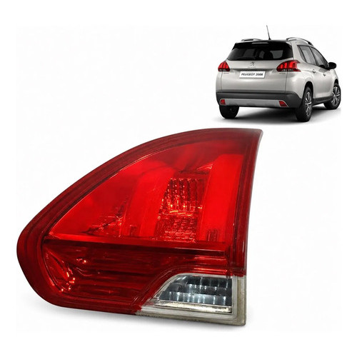 Lanterna Led Tampa Direita Peugeot 2008 2015 Até 2024 Direito/passageiro Vermelha - Peugeot - 2008 - 2008