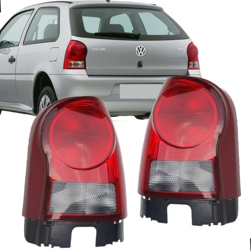 Lanterna  Gol G4 (2006-2011)  Fumê - carcaça vermelha
