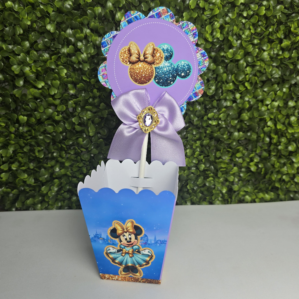 Centro de Mesa Cachepot DISNEY 50 ANOS - Festa infantil - Aniversário - Centro de Mesa