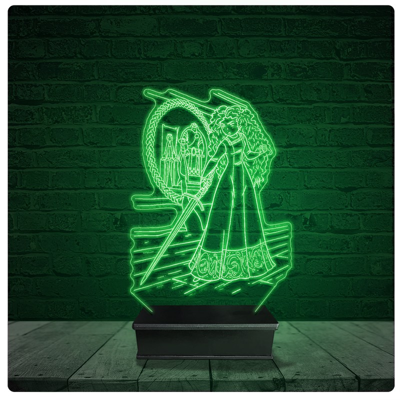 Luminária Abajur Acrílico Led - Valente Disney
