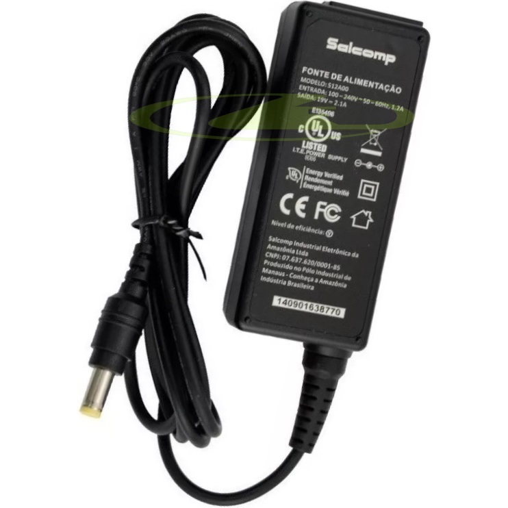 FONTE CARREGADOR BIVOLT PARA NOTEBOOK POSITIVO PREMIUM XS4005 XS4200 XS4205 XS4210 XS7005 XS7010 XS7205 XS7210
