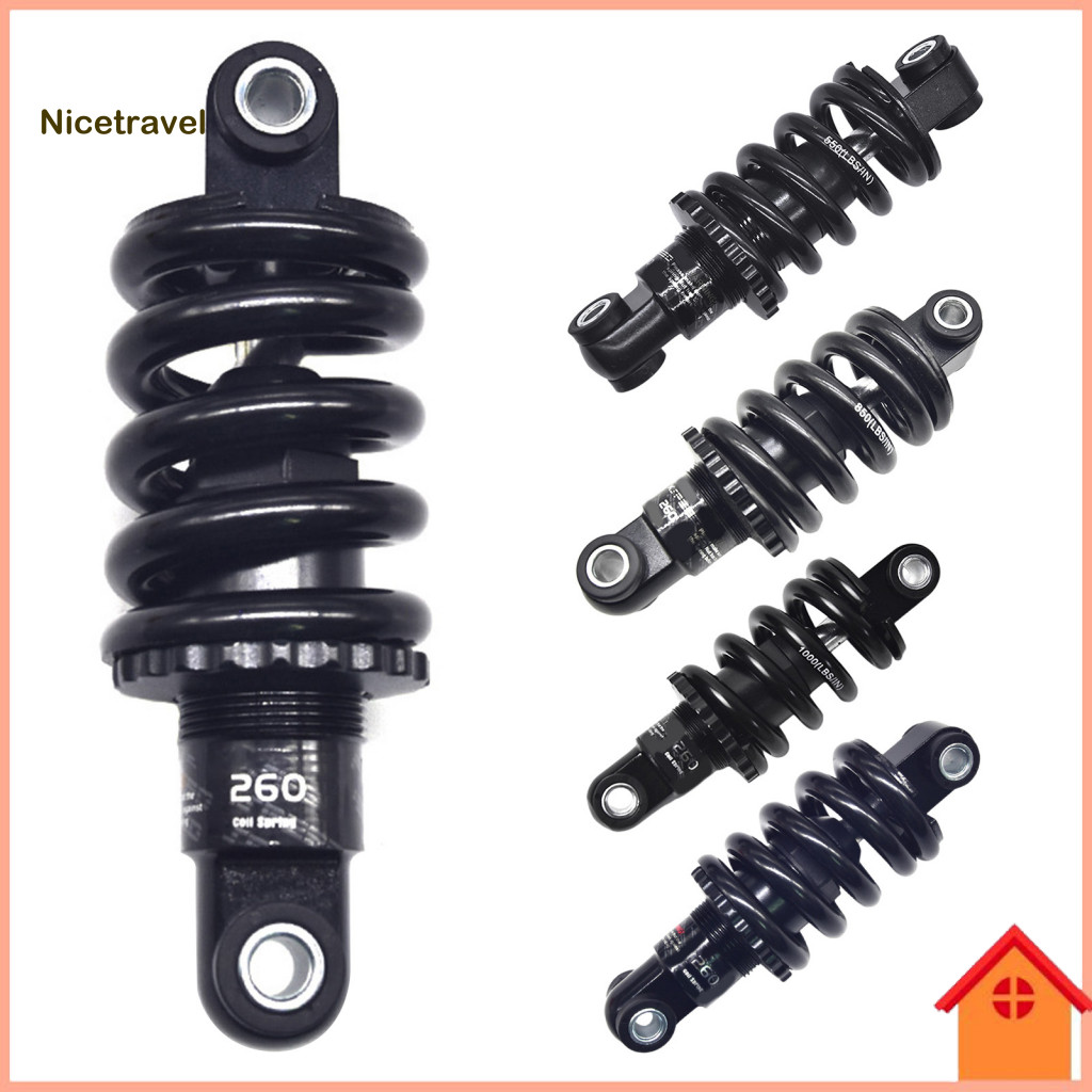 Impact Reduction Bike Part Suspension Shock Absorber 12.5/15cm Adjustable Rear for Mountain Folding Scooter – for Smoo