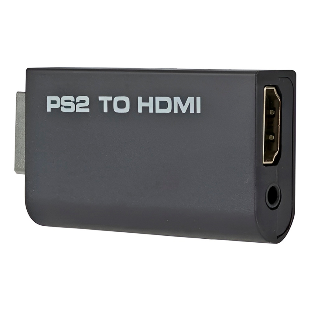 Adaptador Conversor PS2 para HDMI - Vídeo e Áudio Digital, Plug and Play, Baixo Consumo de Energia