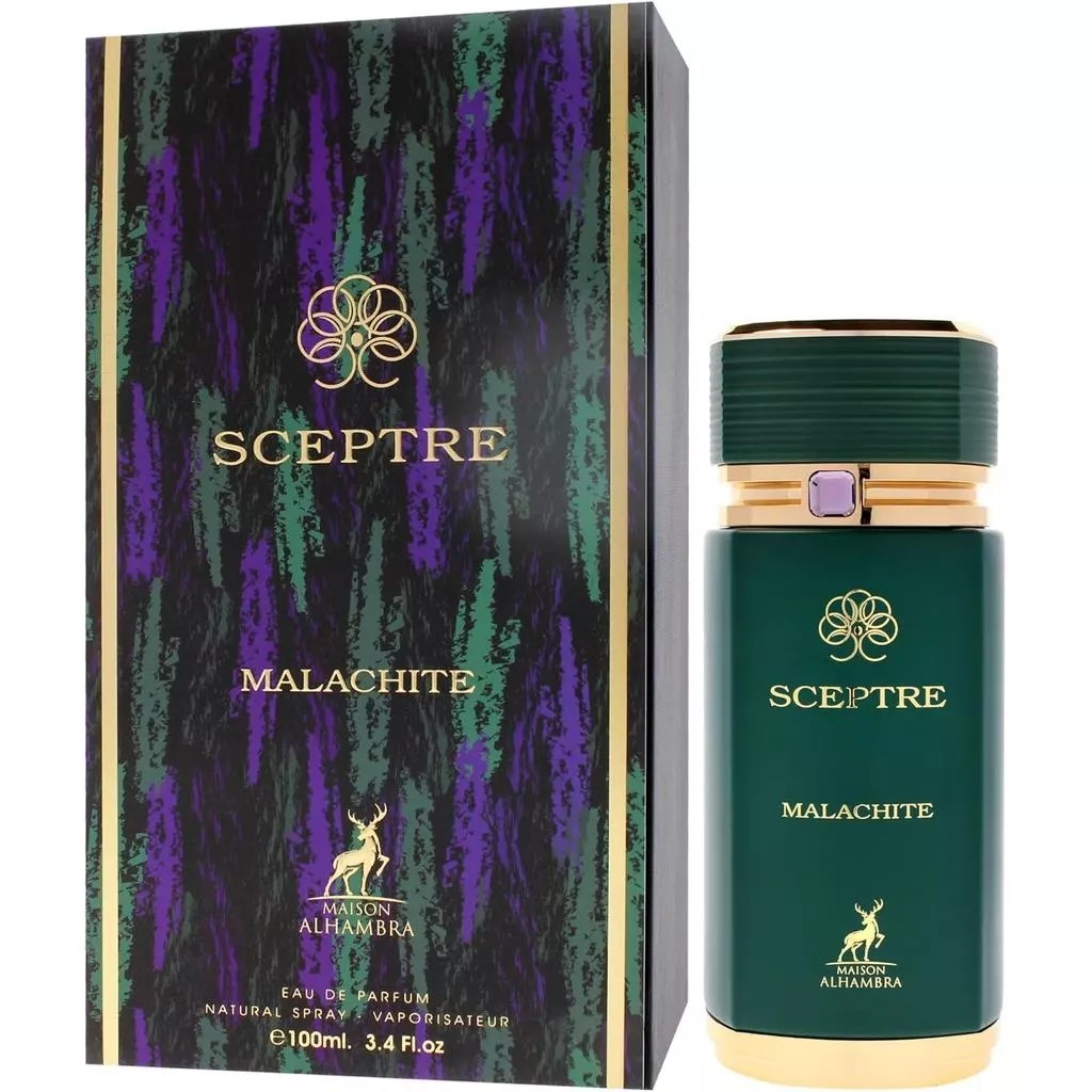 Perfume Sceptre Malachite 100ml - Luxo Árabe Maison Alhambra - Exclusivo Maison JeyM (Insp. God of Fire)