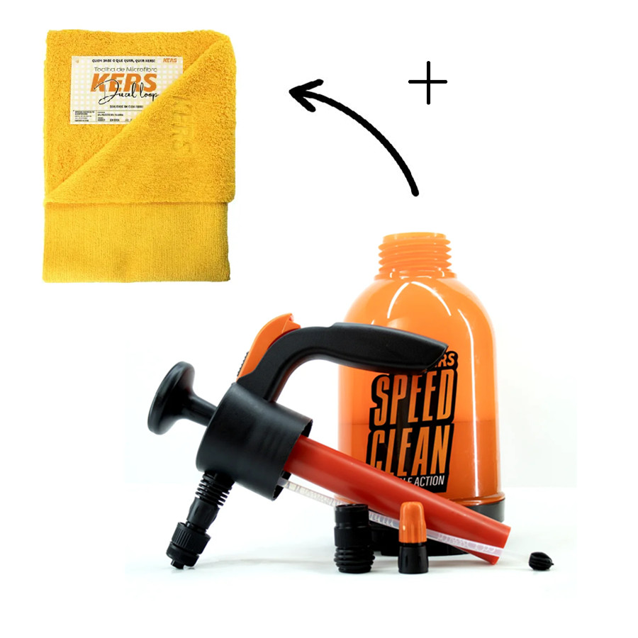 Speed Clean Kers Pulverizador com Microfibra 40x60 Kers