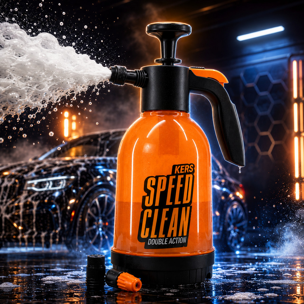 Pulverizador Snow Foam Manual Speed Clean Kers 3 Bicos Gerador De Espuma