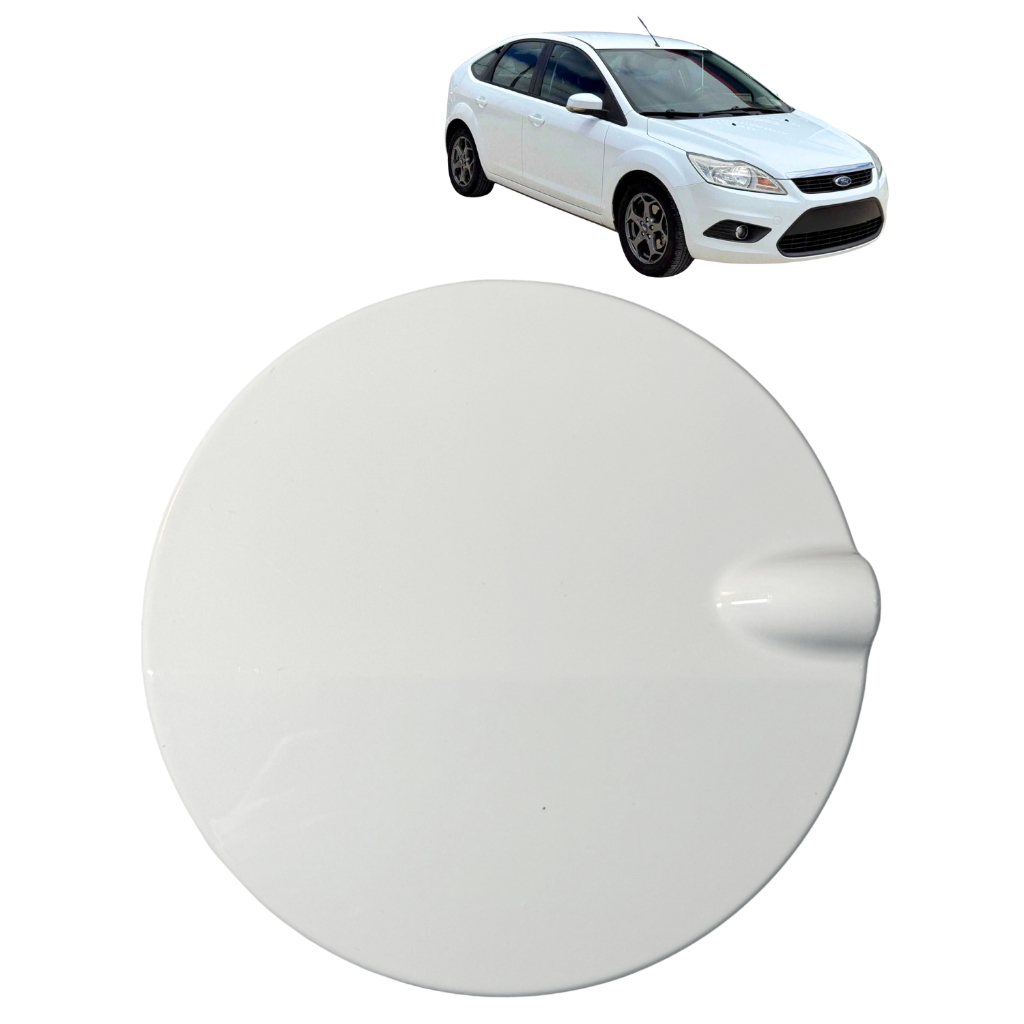 Tampa Portinhola do combustível Focus Pintada na cor Branco Ártico 2009 á 2013