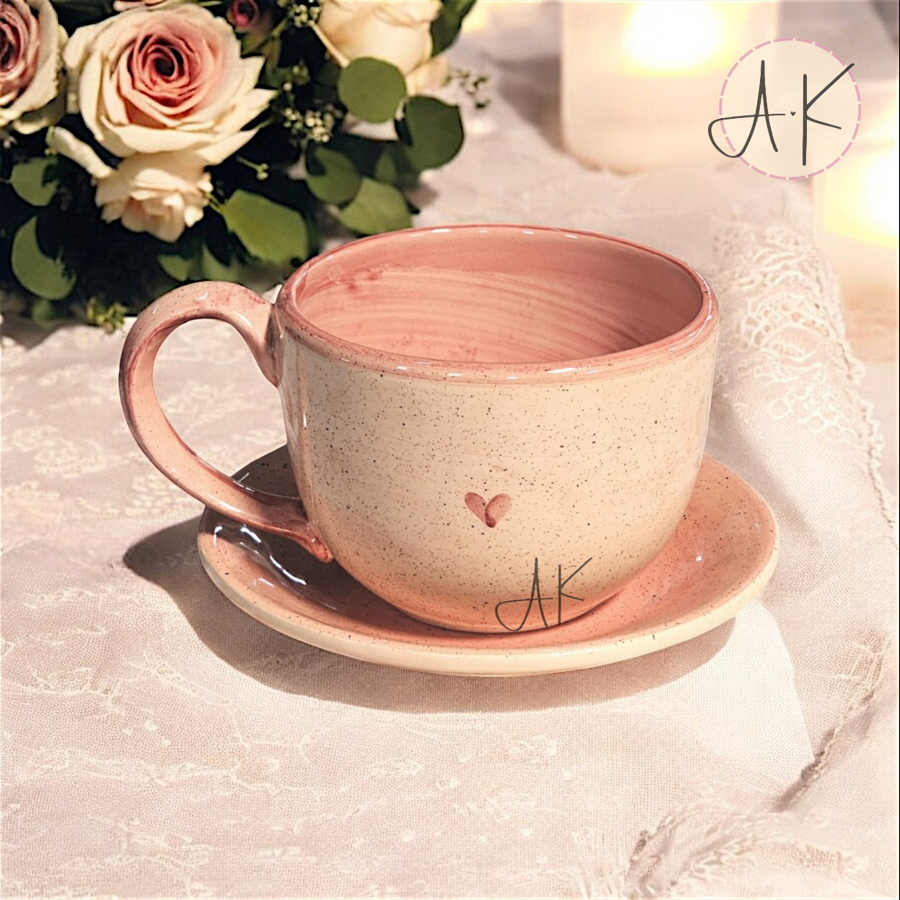 Consumê Caneca Xícara Cerâmica Pintado à Mão Caldos Sopas Cores Diversas 600ml