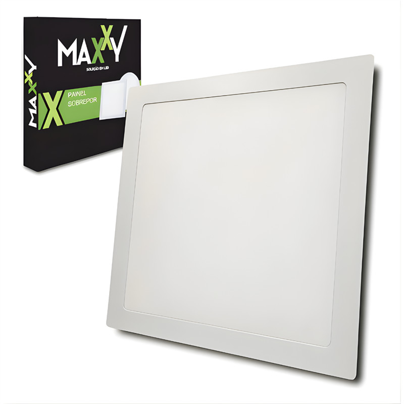 Painel Plafon Led 18w 6500k Branco Frio Backlight Quadrado Embutir Bivolt