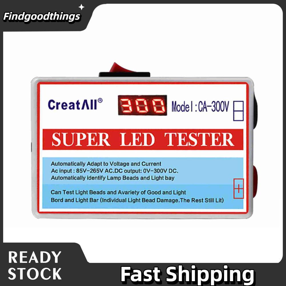 Findgoodthings-br CA-300V portátil contas de lâmpada led barra luz tv backlight tester tiras placa ferramenta teste