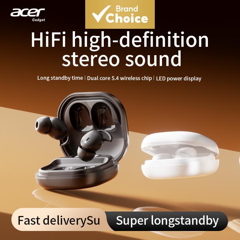 Acer OHR507 Fones De Ouvido Semi-In-Ear Hi-Res Bluetooth 5.4 Grande Driver 20H Jogar Carga Rápida Para Música Uso Diário