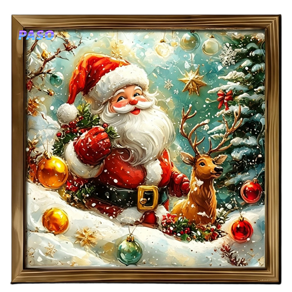 Cute Cat Christmas Decoration Welcome Sign for Front Door Vintage with Snowman Santa Claus Black – Wooden Holiday Wall