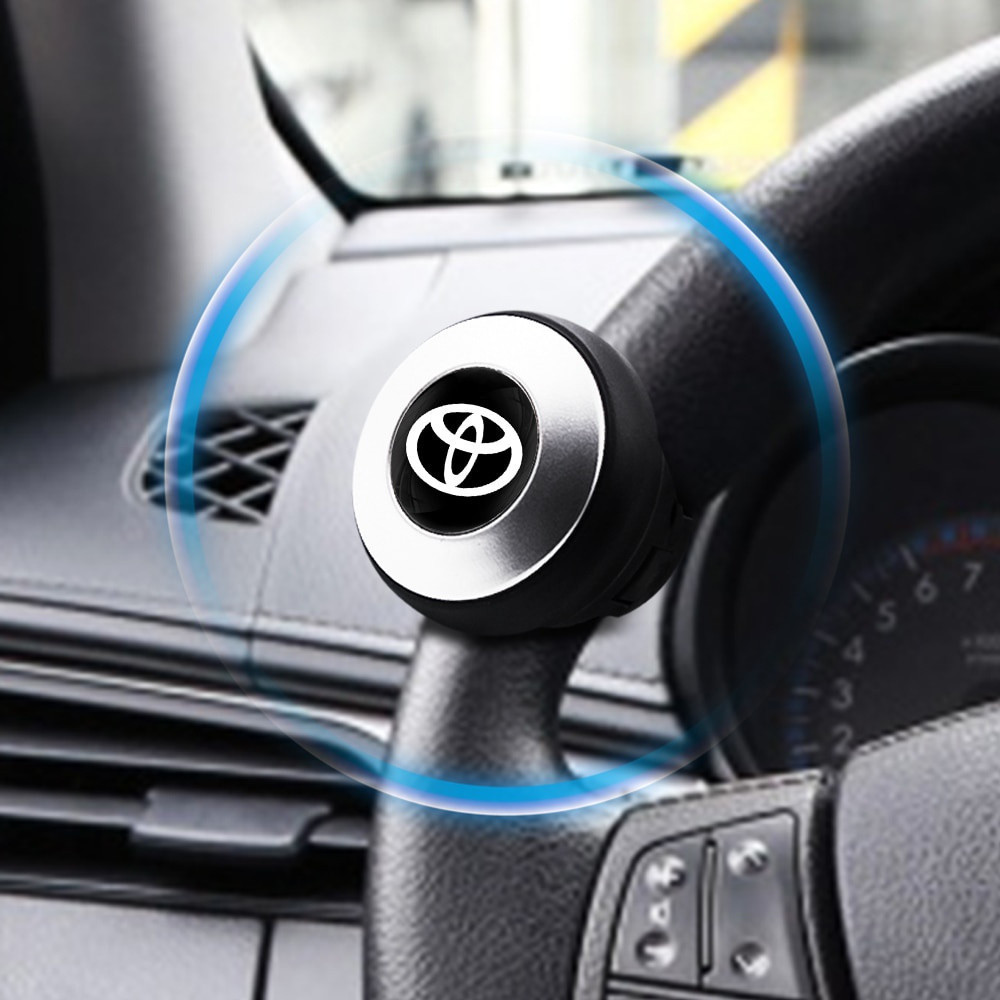 Car Styling Steering Wheel Booster Ball 360 Degree Knob Handle Silicone Ball For Toyota Vios Altis Camry Hilux Avanza In