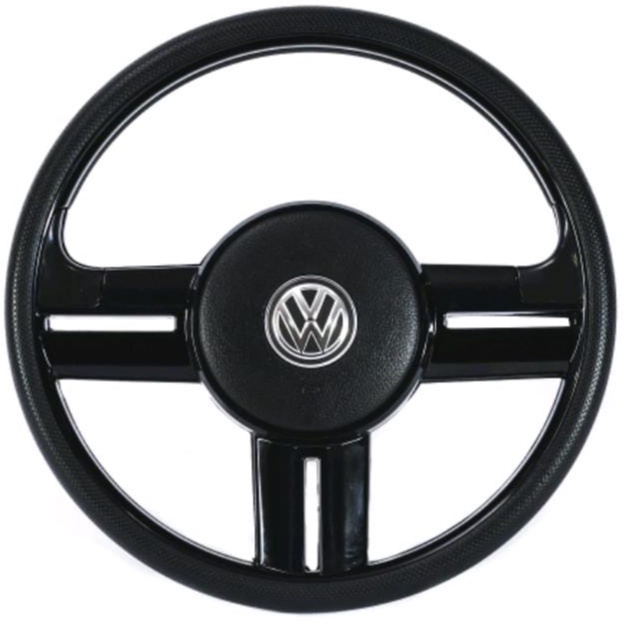 Volante Esportivo Rallye Prata Tuning Vw Top Car G1 + Cubo Completo