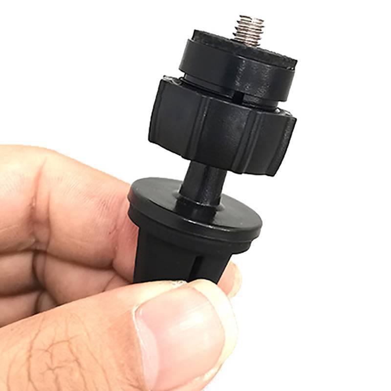 qo 1/4 Parafuso Para 17MM Interface De Montagem De Cabeça Esférica Adaptador De Junta De Plástico Câmera De Telefone Tri