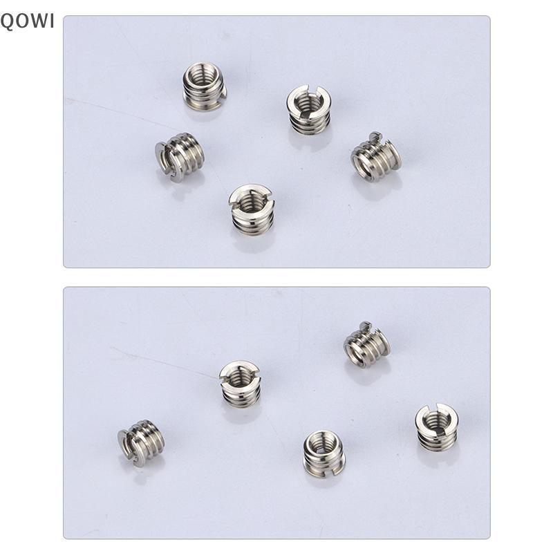 qo Adaptador De Câmera Universal De 1/4 A 3/8 De Polegada Porca De Parafuso De Conversão Tripé Monopé Ballhead Acessório