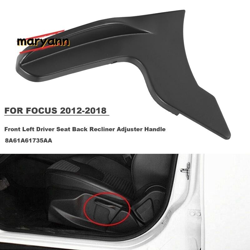 Para Focus 2012-2018 Ajustador Do Encosto Banco Dianteiro Esquerdo Motorista Recliner Preto 8a61a61735aaa