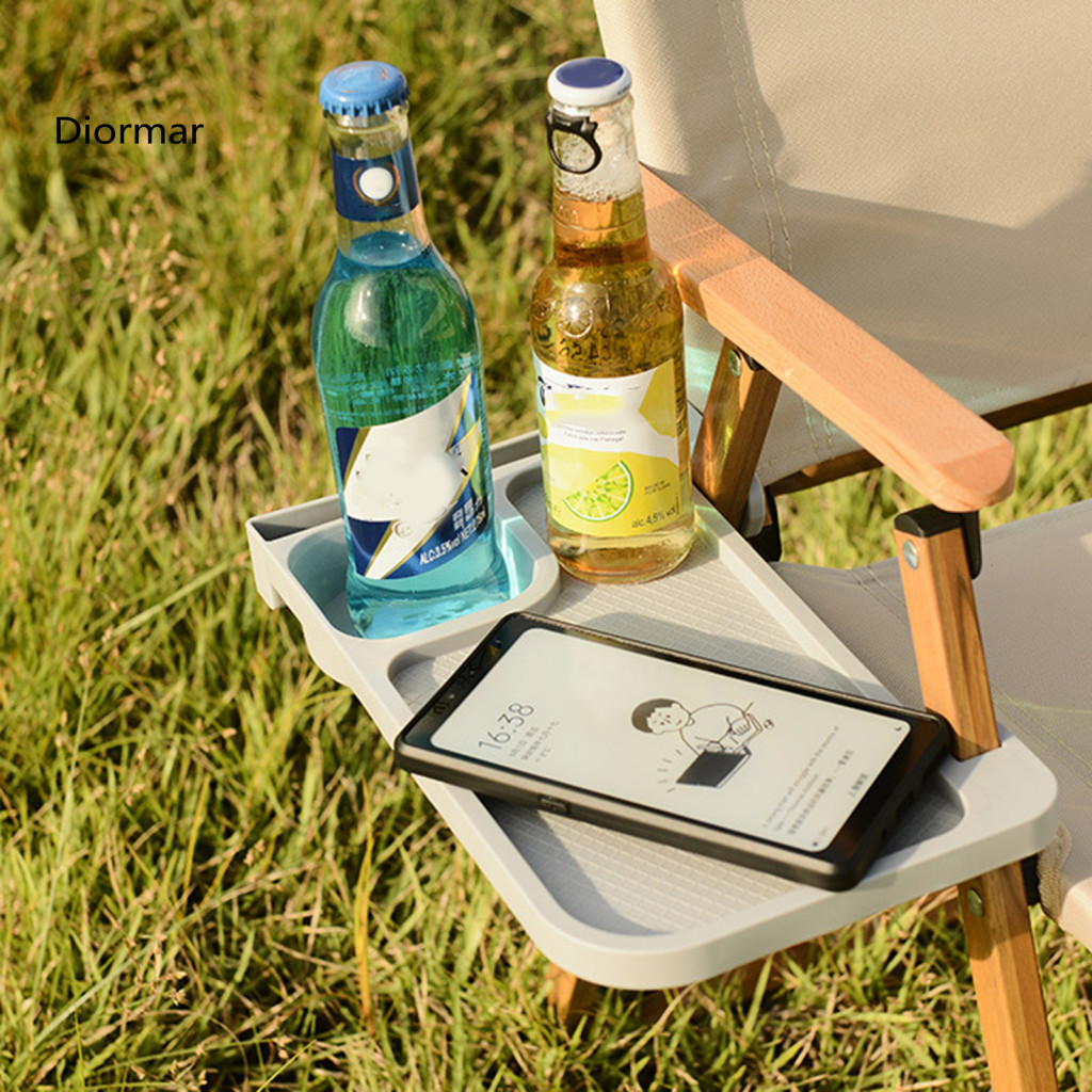 Camping Chair Shelf Kermit Side Storage Tray with Cup Holder Bunk Bed Nightstand Organizer Outdoor Snack Recliner Bedsid