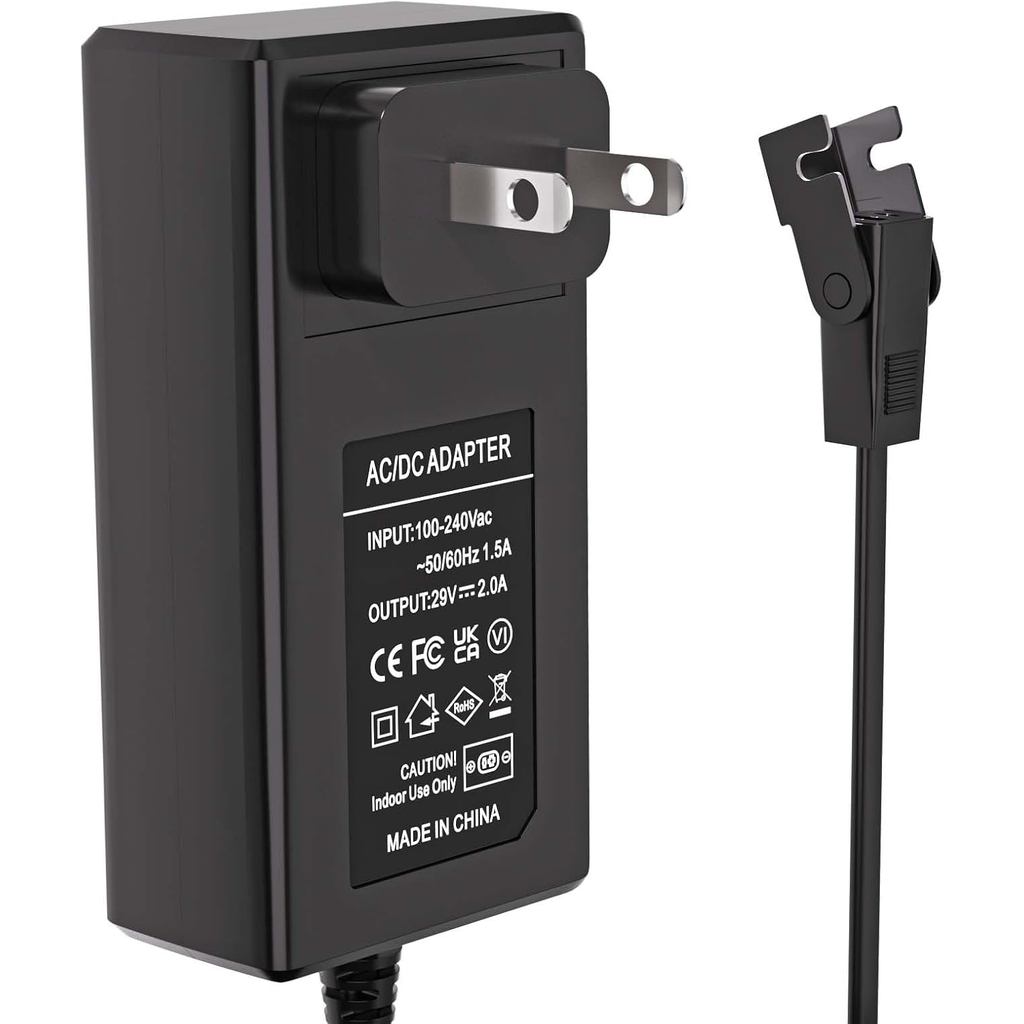 Universal 29V 2A Power Recliner Power Supply,2-Pin AC/DC Switching Recliner Power Supply Compatible with Lift Chairs, Re