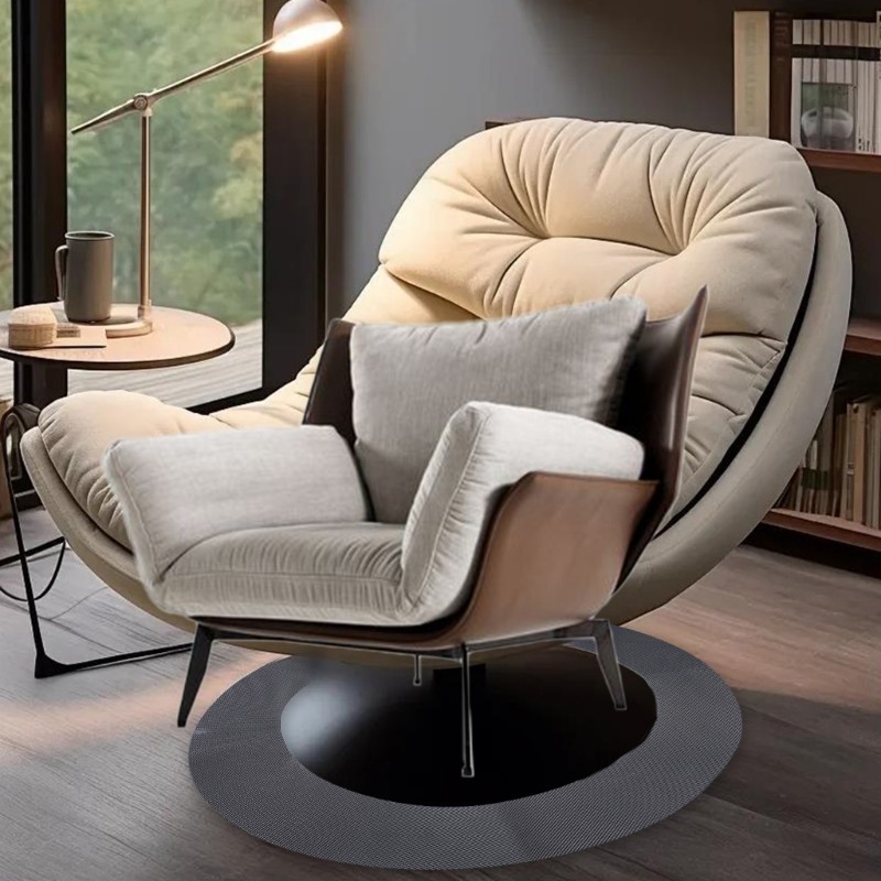 Round Slip Recliner Pad Almofadas Móveis Para Piso E Carpete