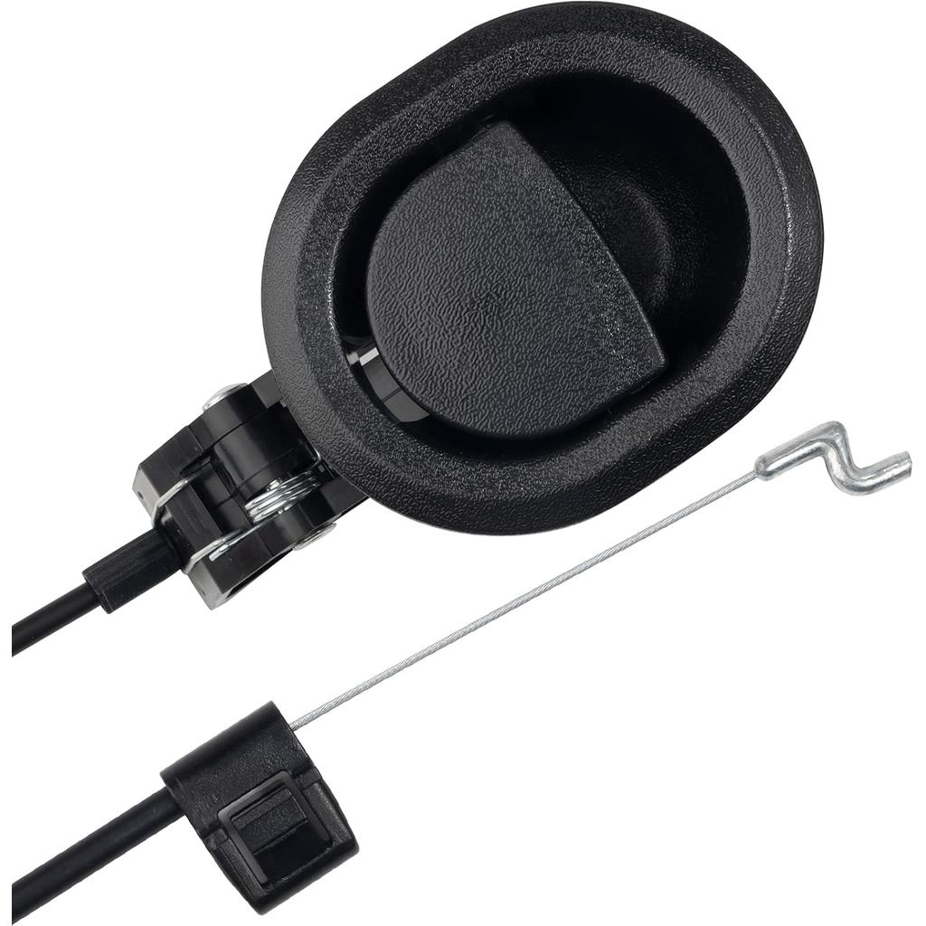 ICYANG Universal Oval Black Plastic Sofa Chair Recliner Release Pull Handle, Exposed Cable Length 4.75