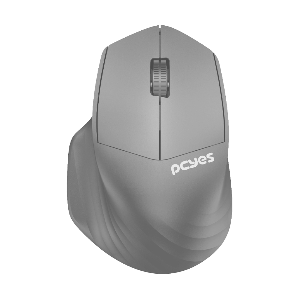 Mouse Sem Fio PCYES Dash Lite Gray 1600DPI Ajustável Silent Click 2.4GHz