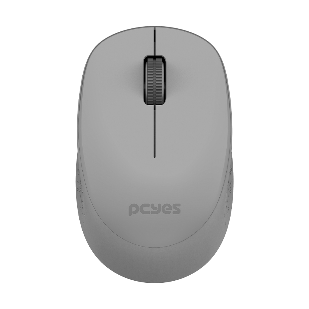 Mouse Sem Fio PCYES Mover Gray 1600DPI Wireless 2.4GHz Silent Click