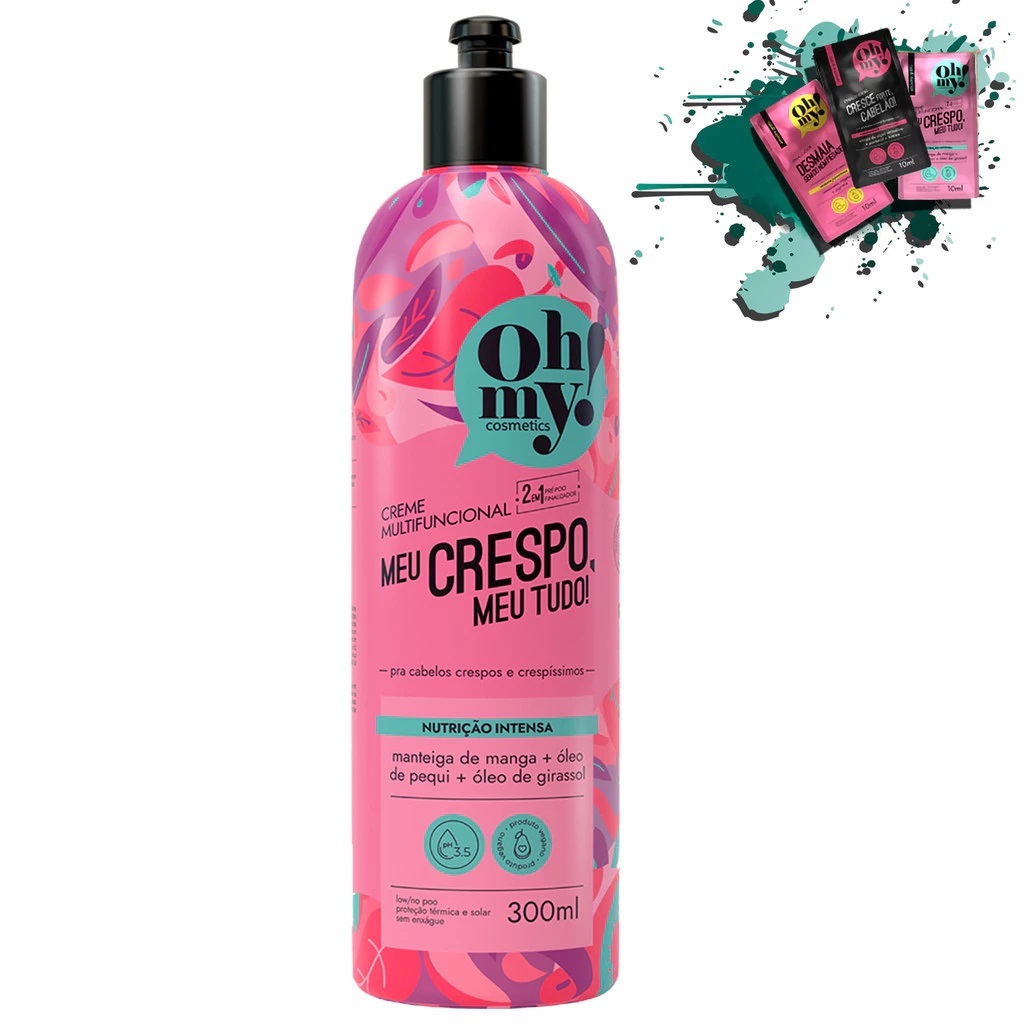 Creme Multifuncional Meu Crespo Meu Tudo! 300ml Oh My!