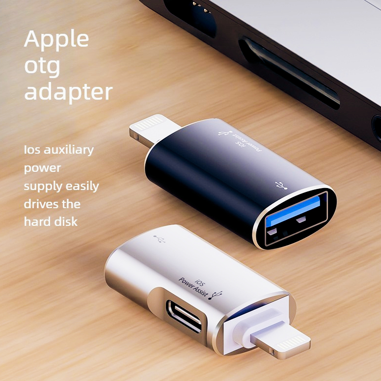 Adaptador multifuncional OTG relâmpago para USB3.0/iOS adaptador de disco U de alta velocidade transmissão de carregamen