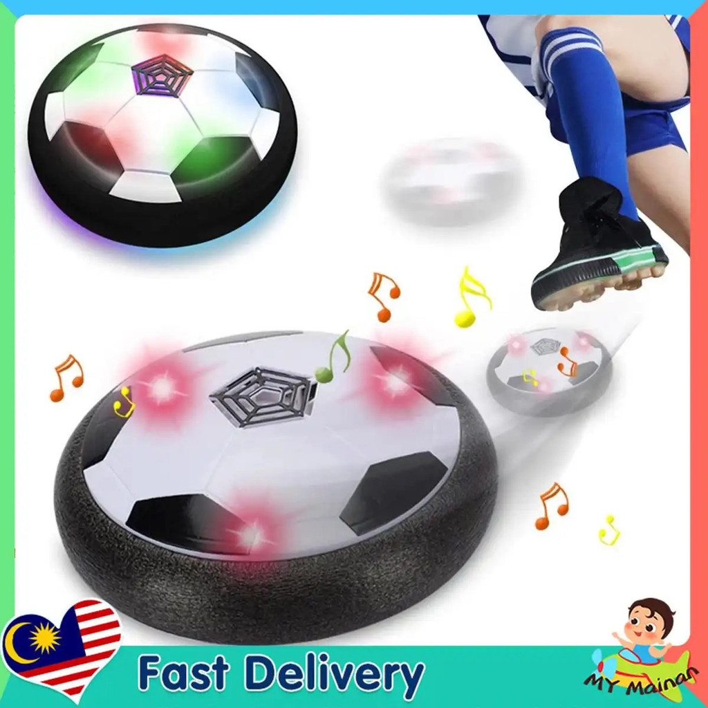 Hover Soccer Ball Indoor Outdoor Football Toy LED Light Flashing Music Colorful Kid Boy Sports Game Gifts