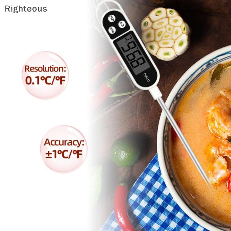 Rightrous 1pc Termômetro De Carne Digital Churrasco Eletrônico Cozinhar Alimentos Novo