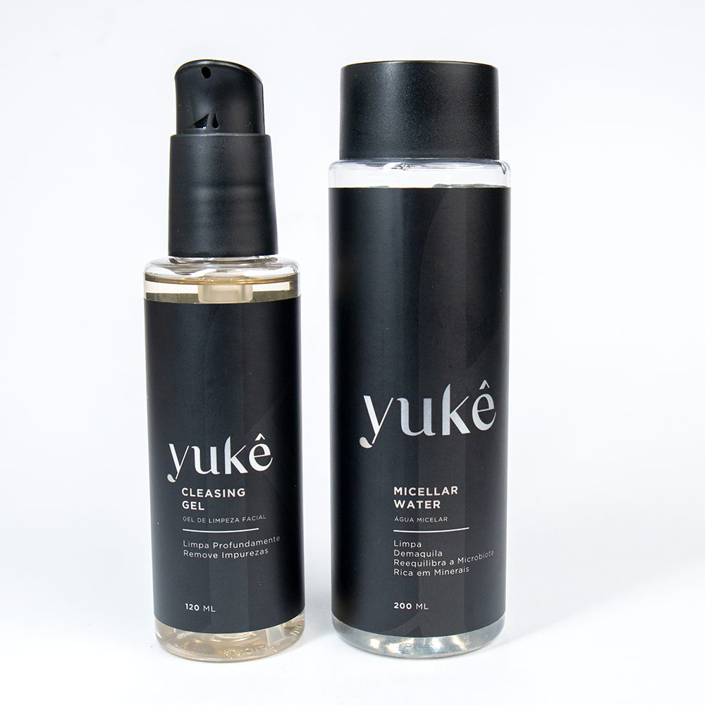 Kit Gel Limpeza 120ml + Água Micelar 200ml - Yukê