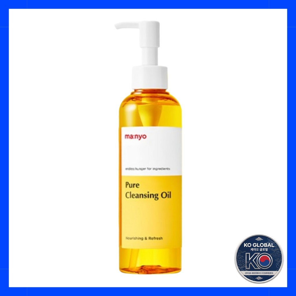 [Coréia] 🇰🇷 [manyo] Óleo De Limpeza Puro , 200ml , 1 Unidade/Coreano/Removedor De Maquiagem