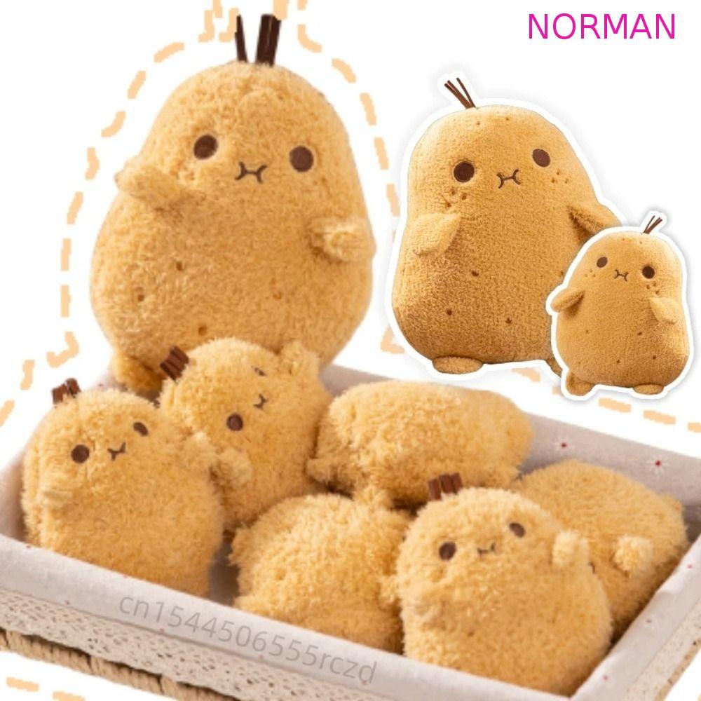 NORMAN Pequena Boneca De Pelúcia De Batata , Comida Engraçada Macia E Fofa , Mini Travesseiro De Lance De Spud De Planta