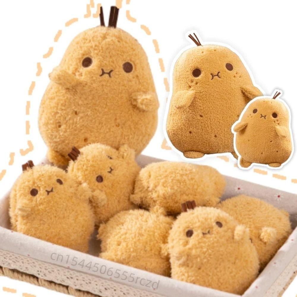 Boneca De Pelúcia De Batata Pequena , Macia E Engraçada , Travesseiro De Lance De Spud De Planta De Desenho Animado