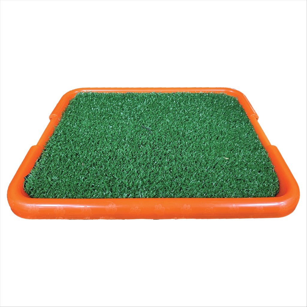 Bandeja Sanitária Para Cães Pipi Center Laranja Neon
