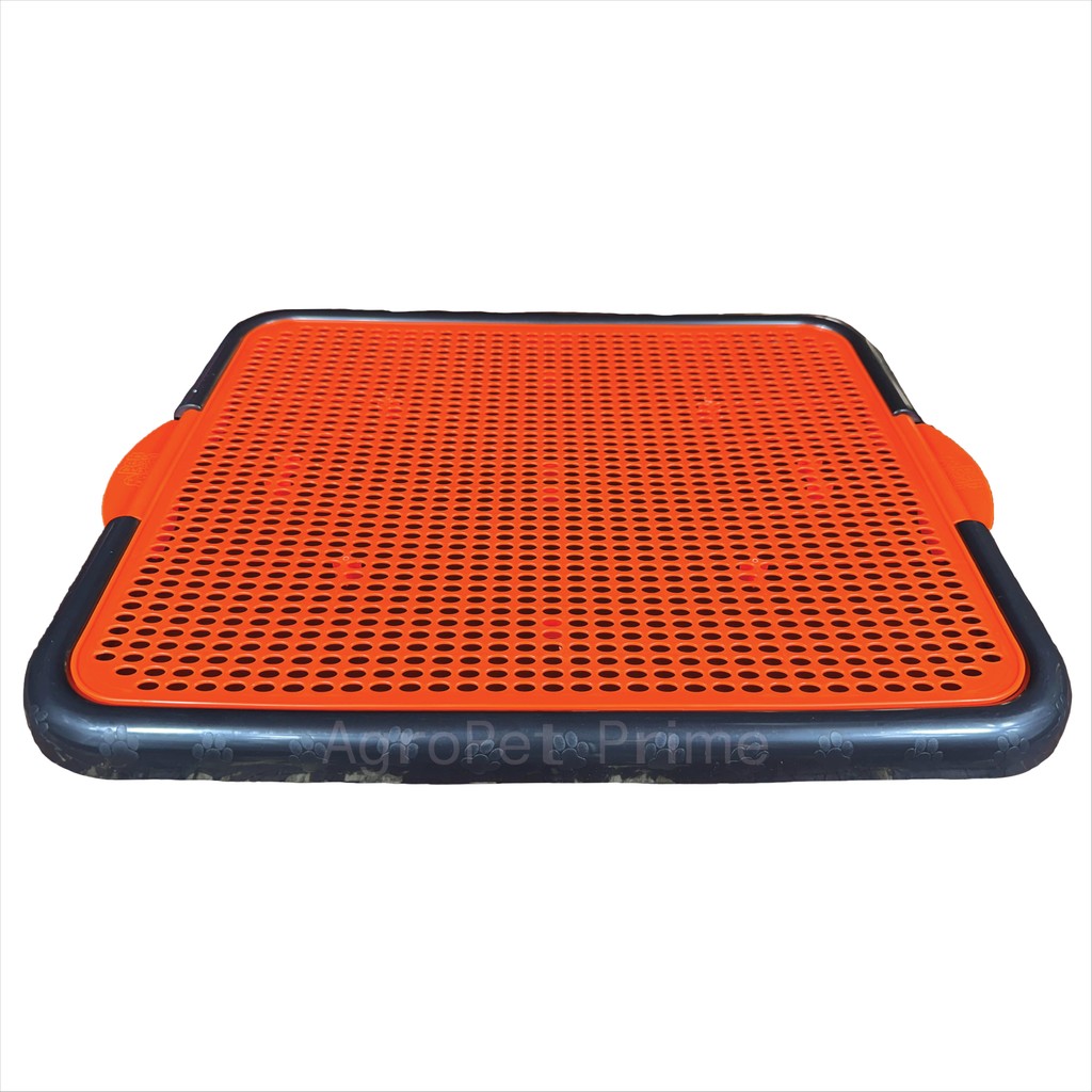 Bandeja Sanitária Para Cães Pipi Center Laranja Neon