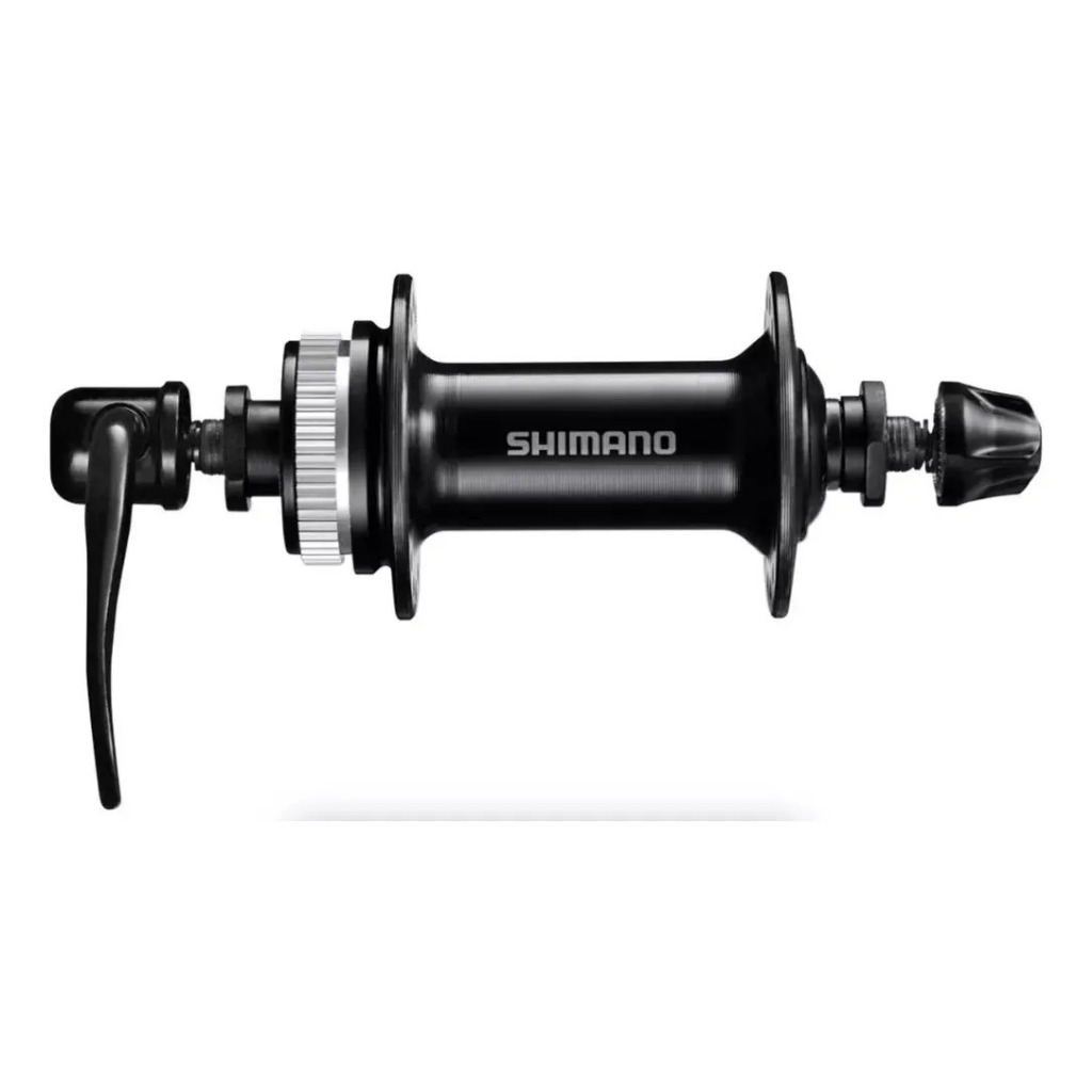 CUBO DIANTEIRO SHIMANO HB-QC300 CENTER LOCK MTB PRETO