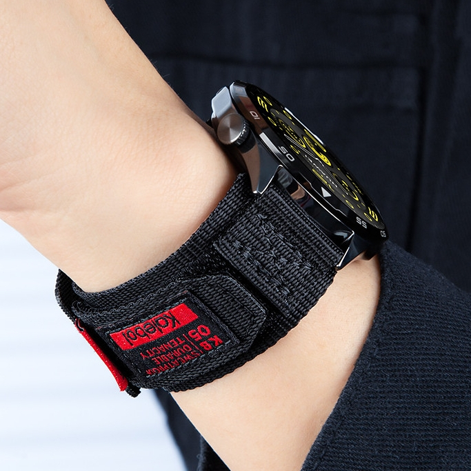 Pulseira de Nylon de 22mm Adequada para Relógio Huawei GT6/GT5/GT4/ GT6pro /watch5/4PRO Velcro Esportivo Respirável 20mm