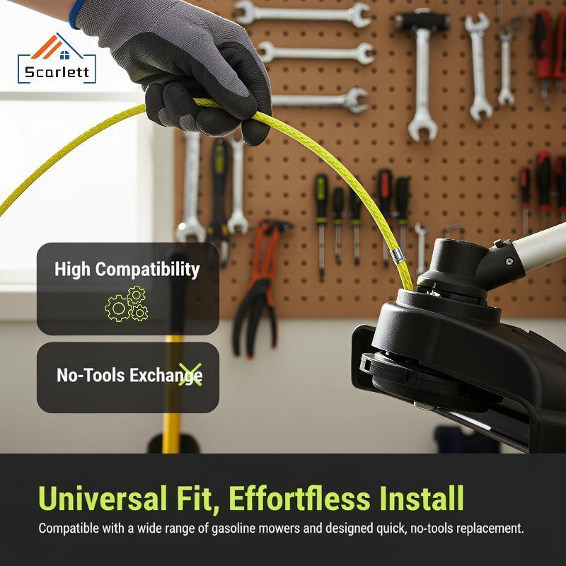 [Scarlett] 10 Unidades De Linha De Aparador Inquebrável 3.0 * 18.5 Cm Cabo De Corte De Nylon Adequado Para Jardim Escova