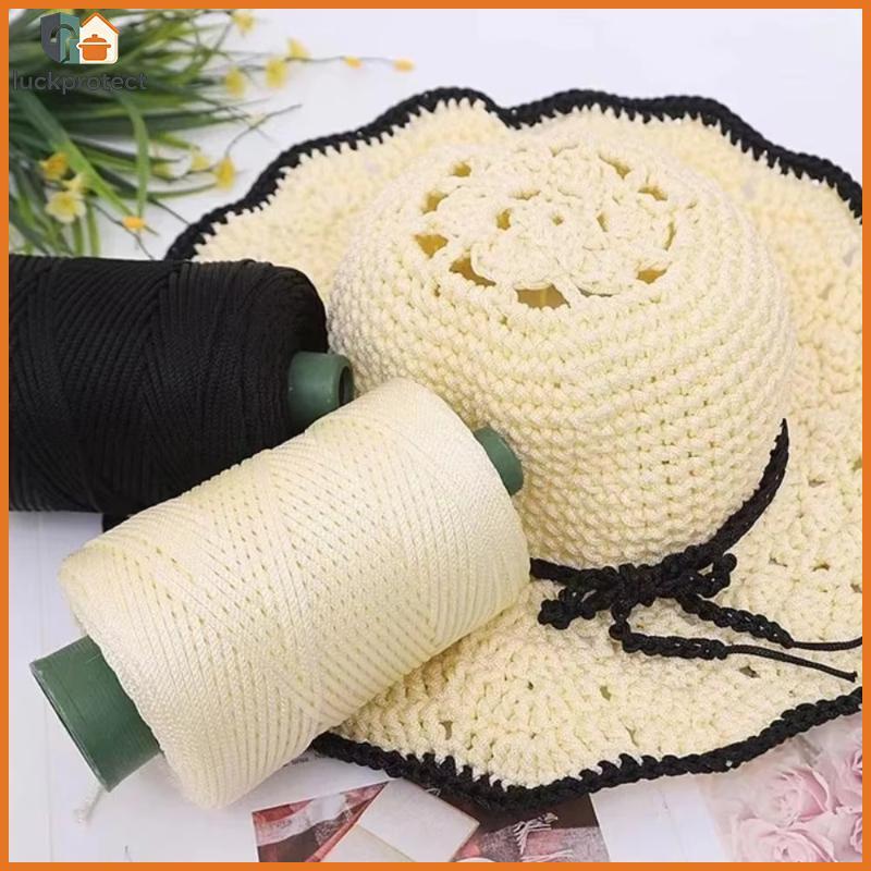 LPHG Fio De Crochê De Mistura De Nylon 3mm 220g Linha De Tricô Manual Não Irritante E Adequada Para A Pele Projetos De M