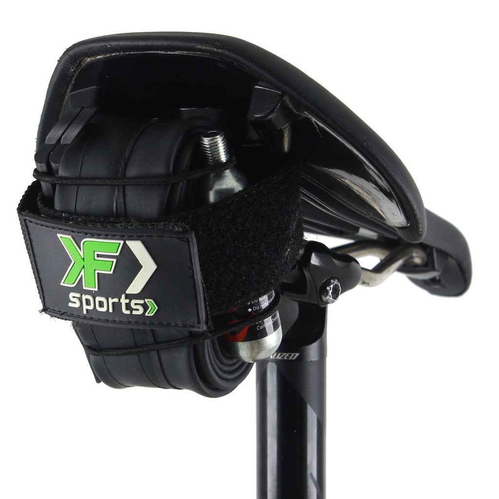 Fita Wrap Para Bike F Sports Para Carregar Kit Reparo Verde
