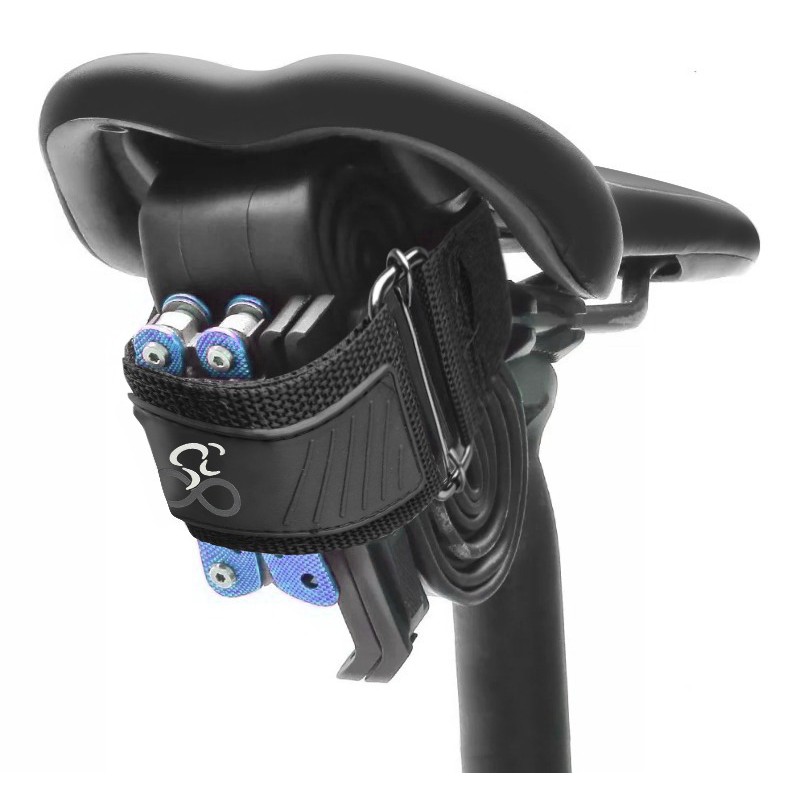 suporte modelo fita wrap para kit remendo bike
