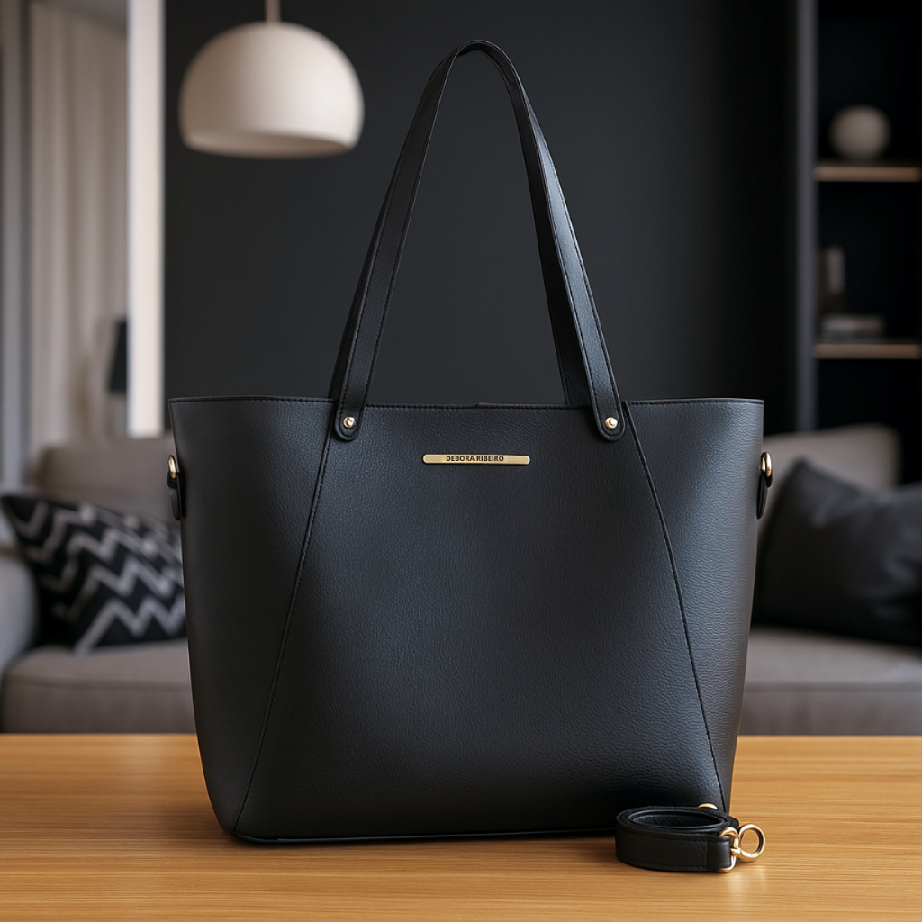 Bolsa Feminina Sacola Shopper Transversal De Ombro Bolsa Grande Faculdade Dia a Dia