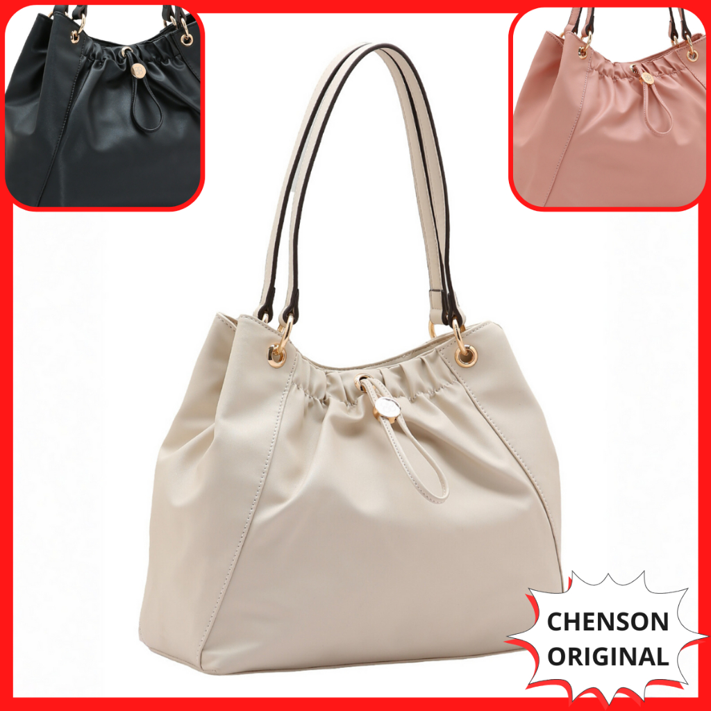 Bolsa Chenson Original Saco Sacola Grande de Ombro e Mão Couro Sintético Premium Lumberton 3485253