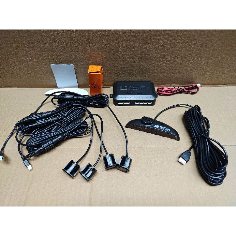 Sensor de Estacionamento 4 pontos preto 18,5mm Tiger Auto