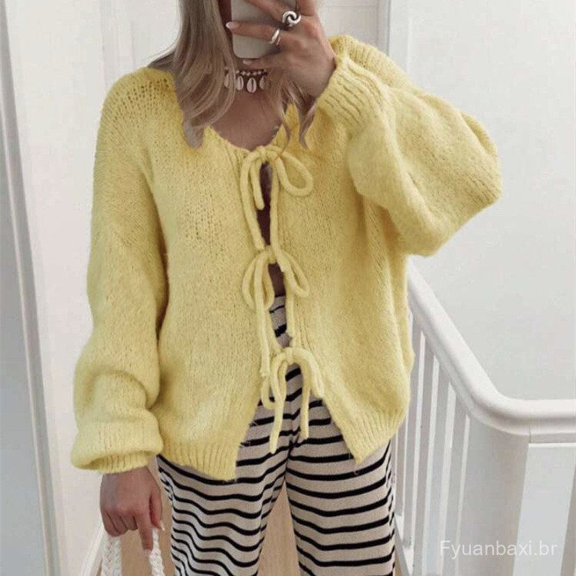 Europeu americano Cross-Border outono inverno novo estilo simples estilo suave doce cor rendas jaqueta novo estilo Commu