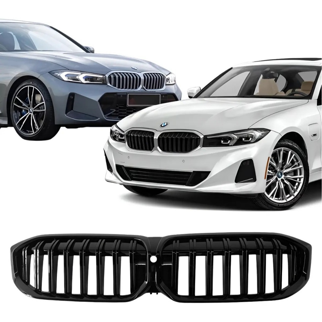 Grade Dianteira Filete Duplo Black Piano Bmw 320i 330i 340i 2022 2023 2024 2025 2026 511319297610