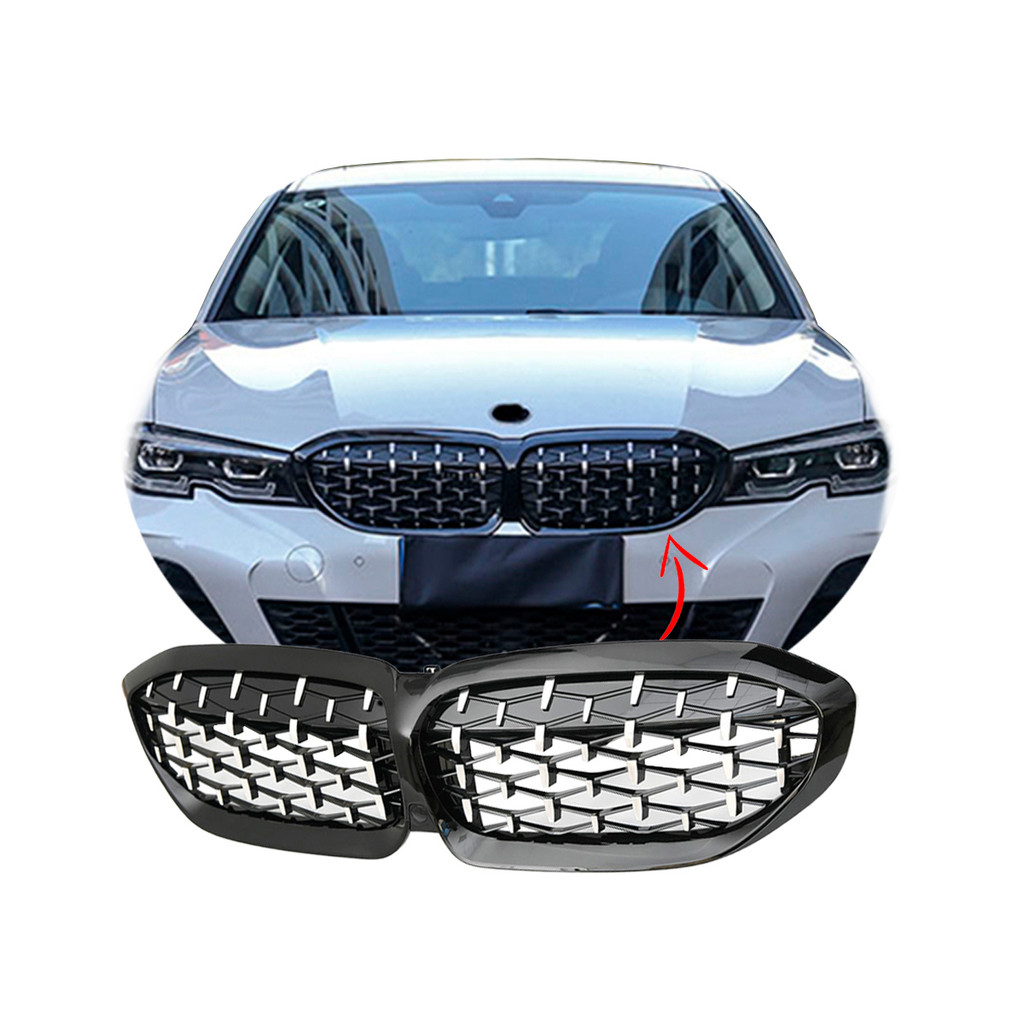 Acessorios Grade Meteoro Bmw Cromado 320i 330i 340i M340i G20 2019 2020 2021 2022
